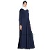 Simple umbrella abaya- Navy blue Simple umbrella abaya- Navy blue